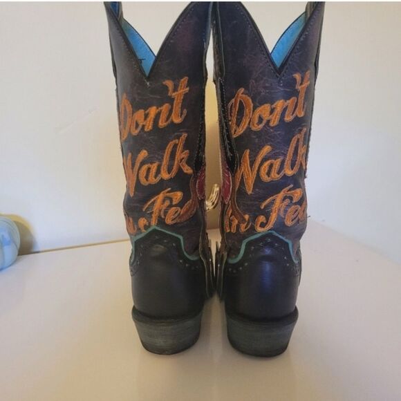 Ariat X Gypsy Soule Sugar Skull Cowboy Boots, VGUC, Size 6 - Picture 2 of 5